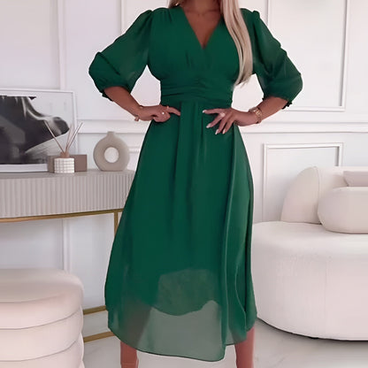 Effortless Elegance Silky Chiffon Dress