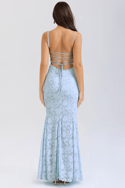 Confidently Radiant Ice Blue Gown