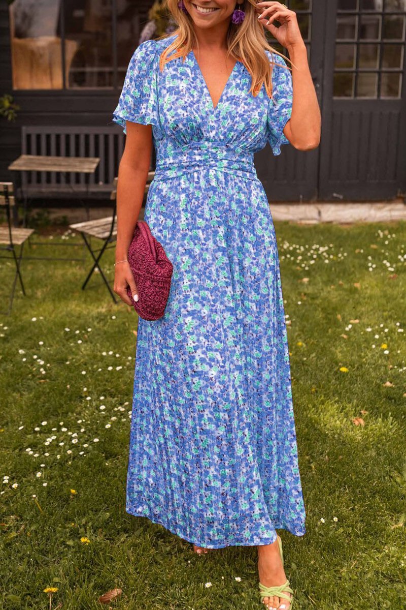 Elegant Floral Maxi Dress