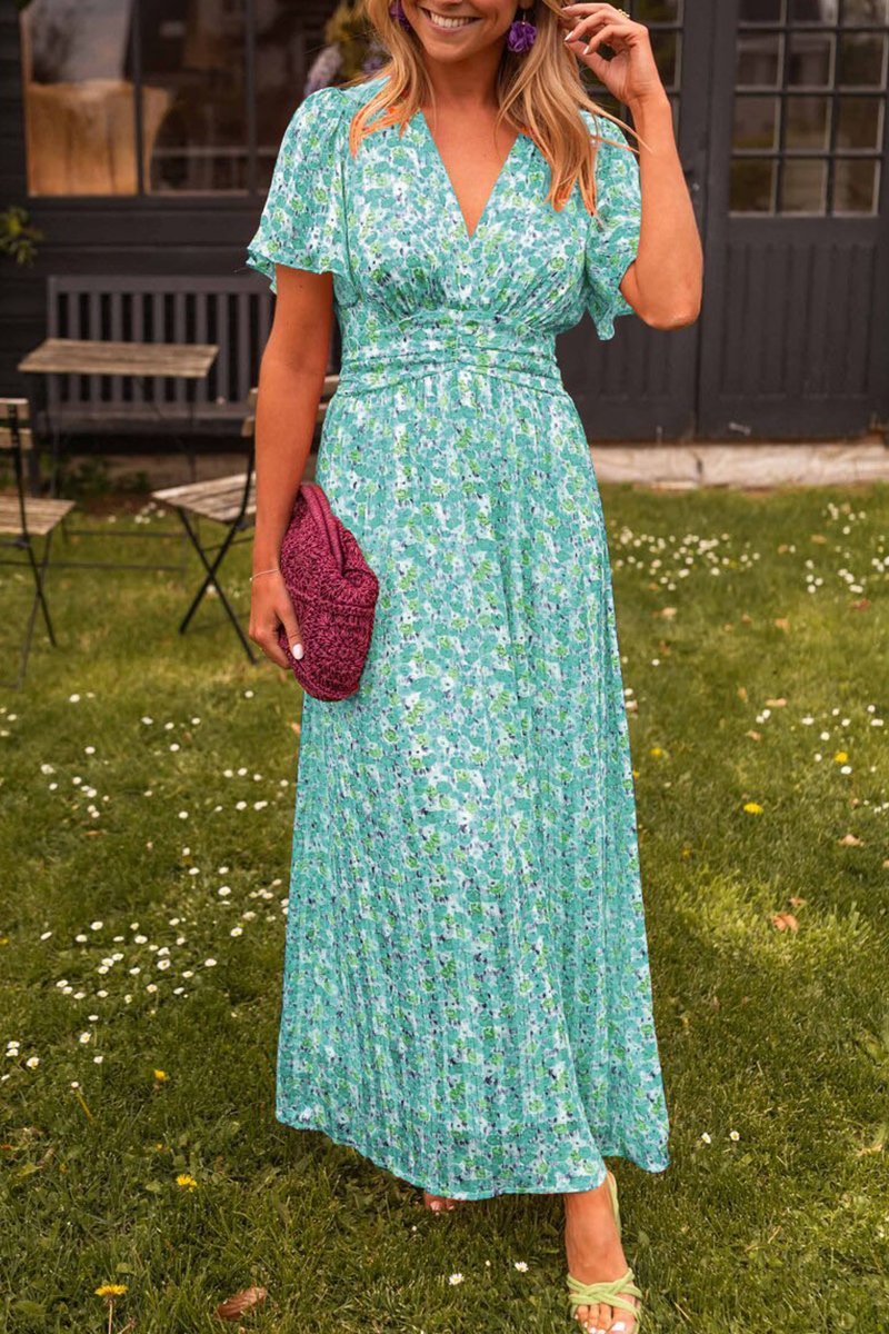 Elegant Floral Maxi Dress