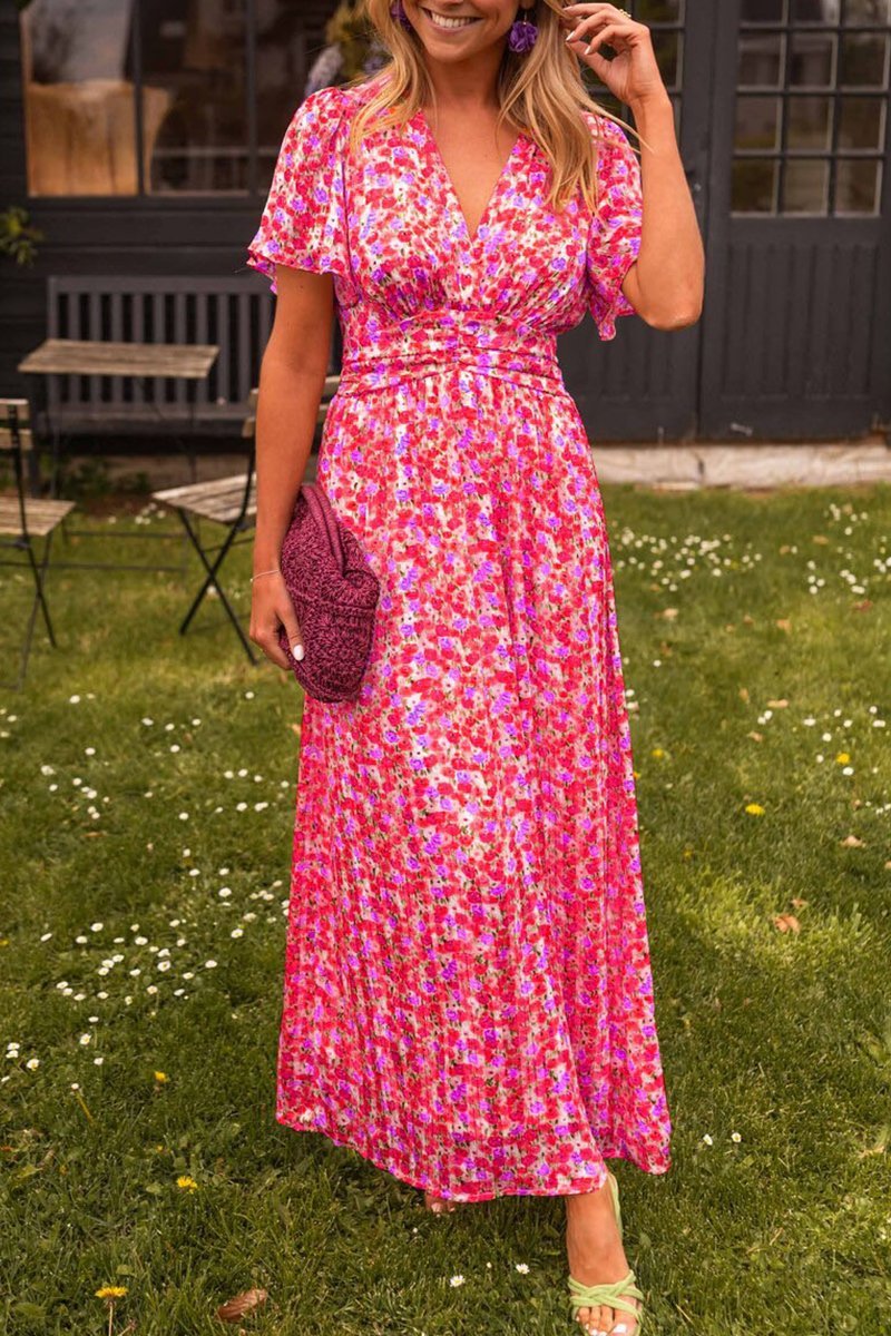 Elegant Floral Maxi Dress