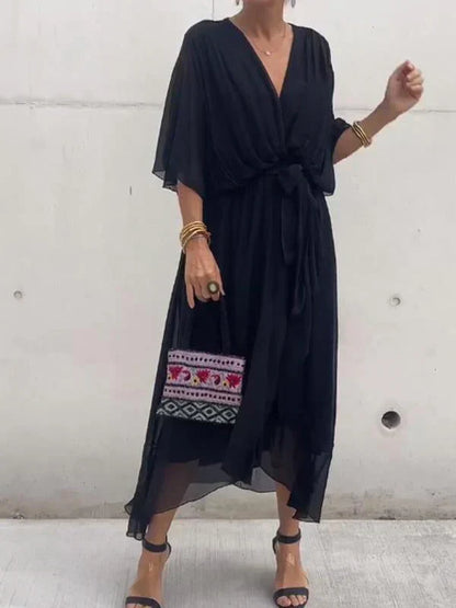 Elegant Chiffon-Seide Dress