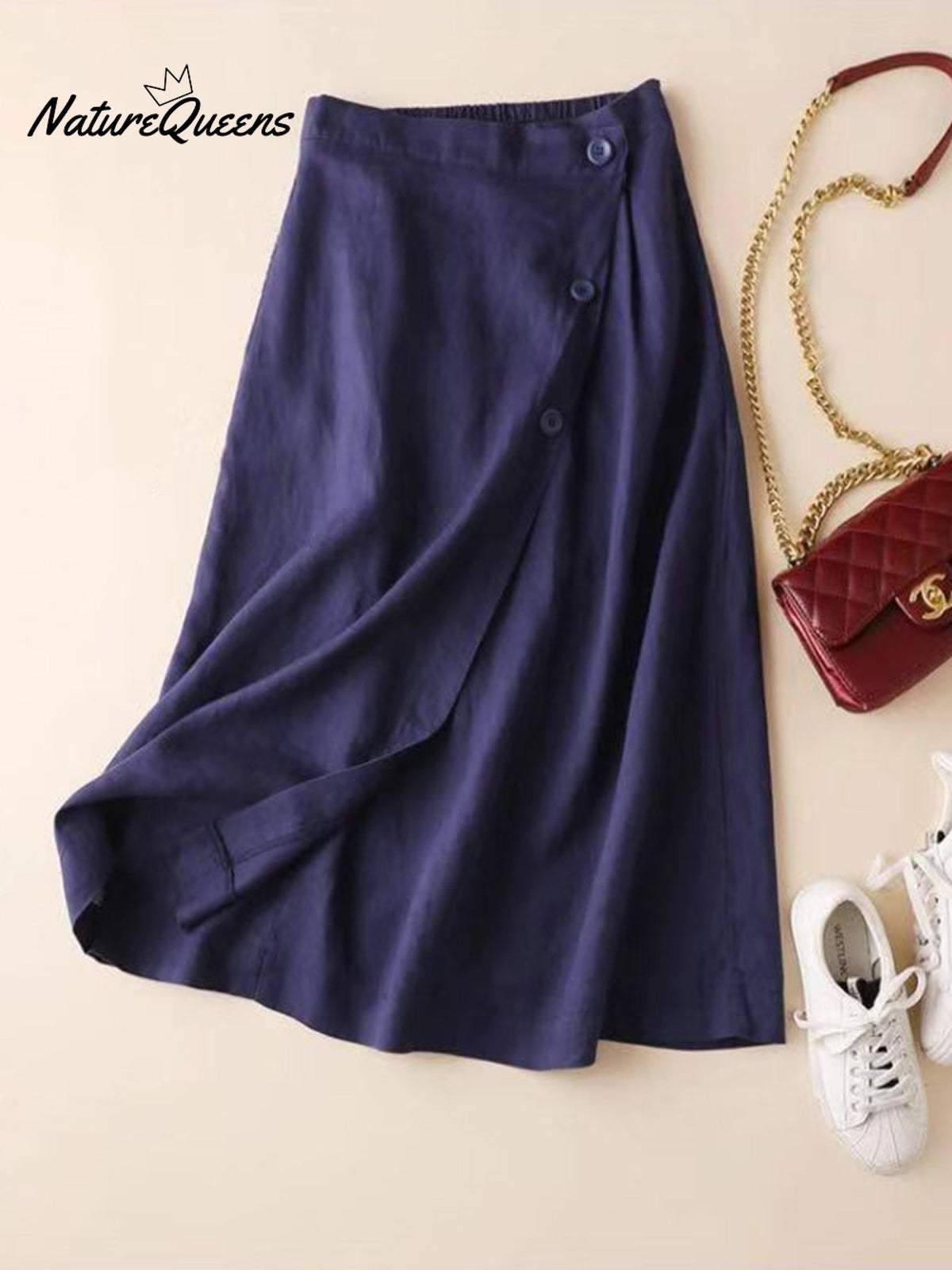 Cooling Floral Summer Skirt