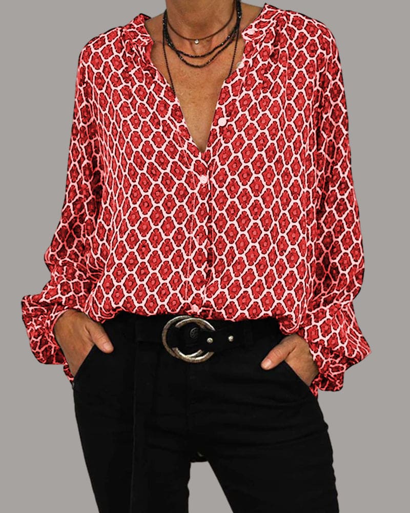 Breathable Comfort V-Neck Shirt