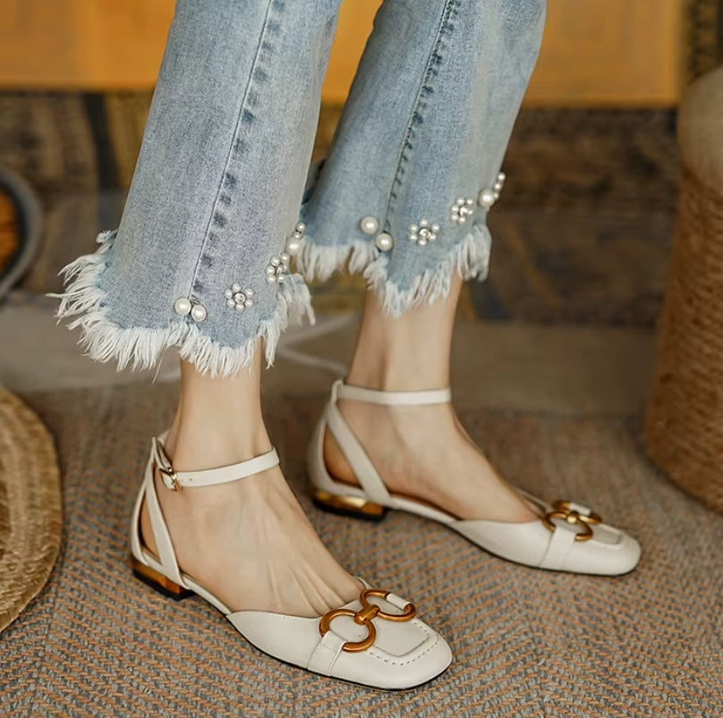 Comfort-Stability Leather Sandals