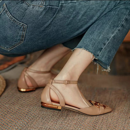 Comfort-Stability Leather Sandals