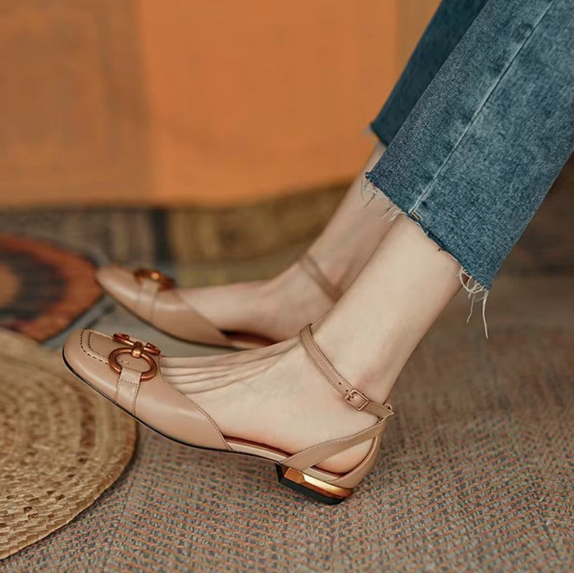 Comfort-Stability Leather Sandals