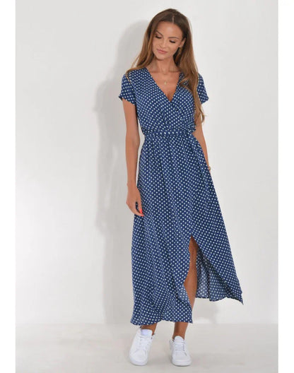 Graceful V-Neck Elegant Dress
