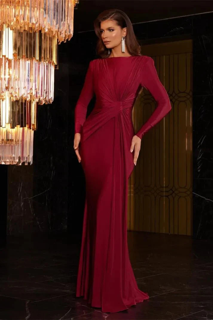 Elegant Twist-Front Maxi Dress