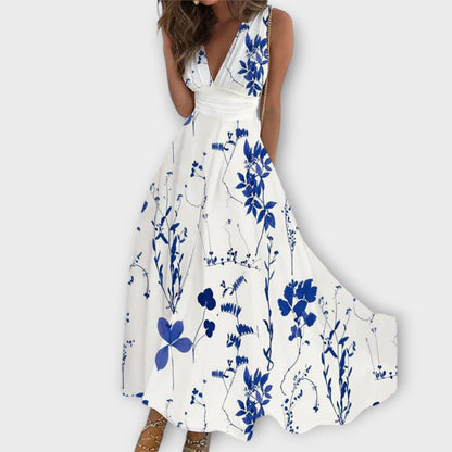 Romy V-Neck Floral Dress