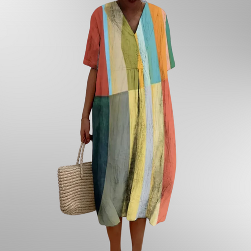 Effortless Chic Striped Maxi Dress