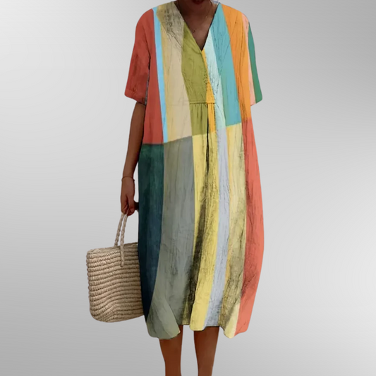 Effortless Chic Striped Maxi Dress