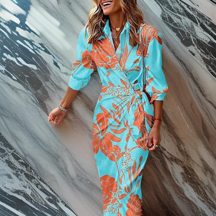 Chic Comfort Wrap Dress