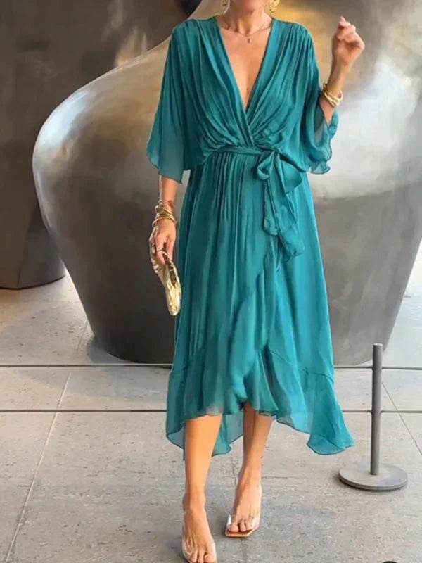 Elegant Chiffon-Seide Dress