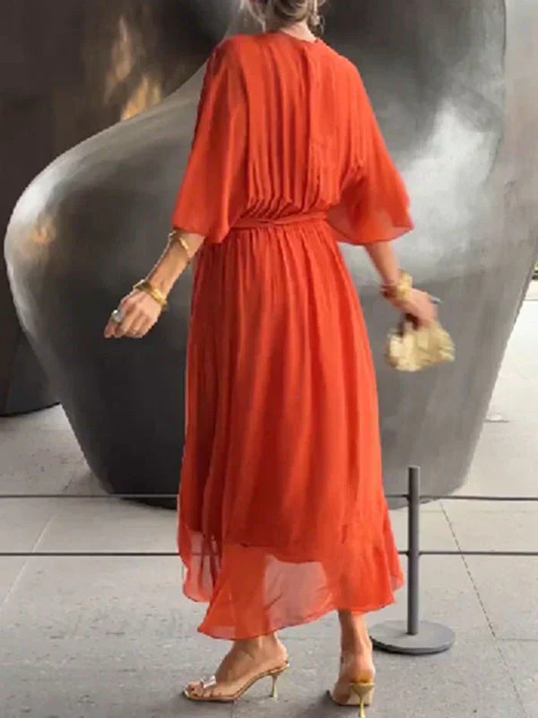 Elegant Chiffon-Seide Dress