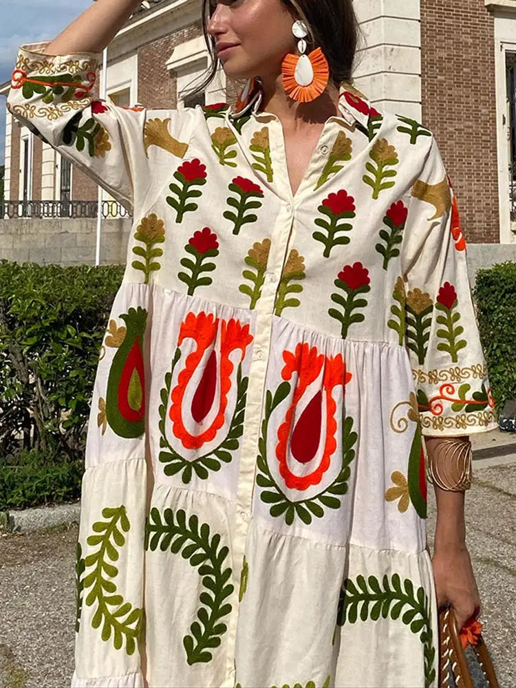 Effortless Chic Patchwork Dress