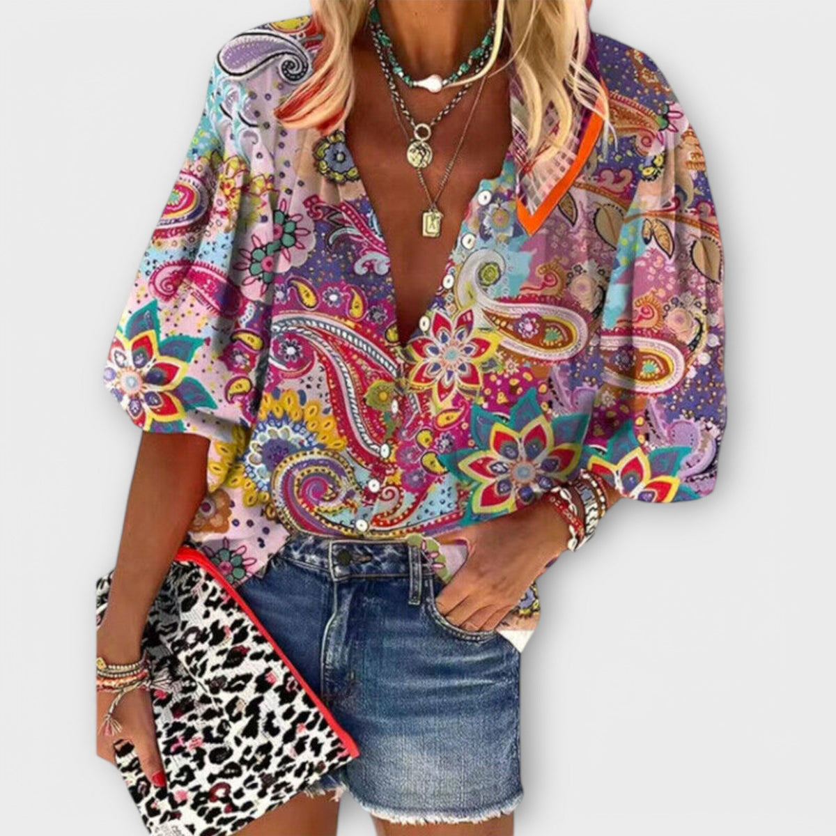 Retro-Chic Blouse
