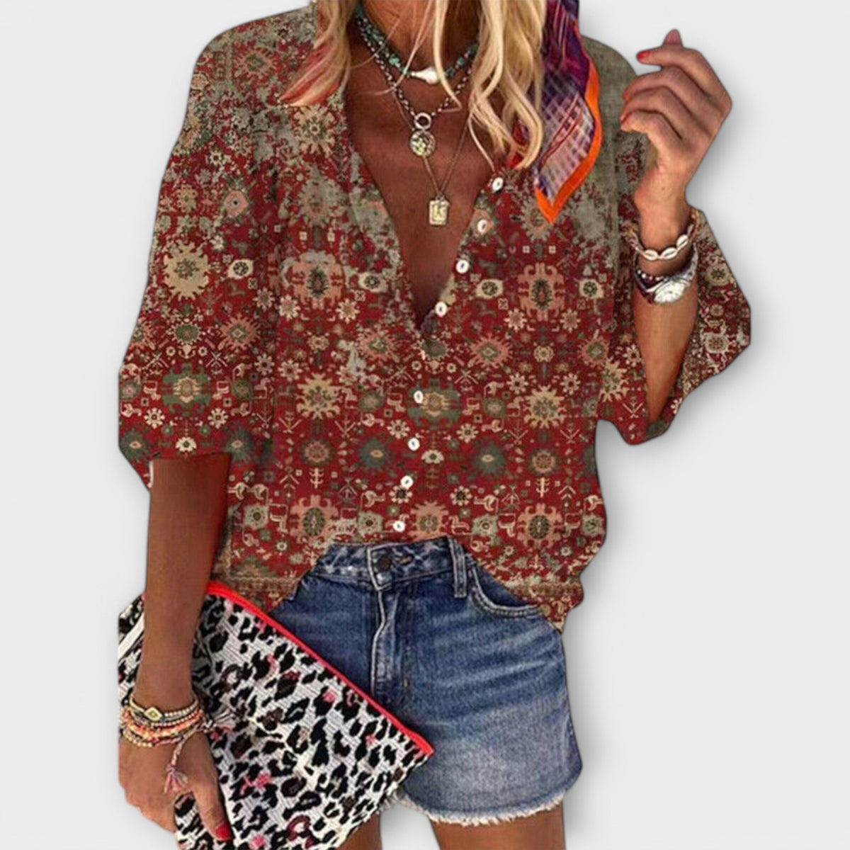 Retro-Chic Blouse
