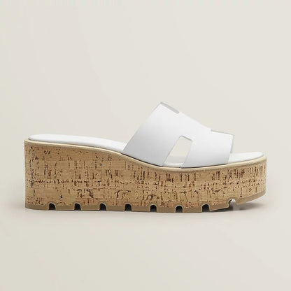 Vegan-Leather Comfort Sandals