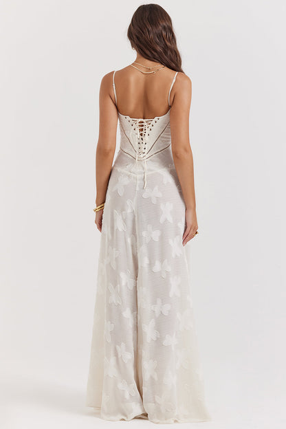 Romantic Floral Gown for Timeless Beauty
