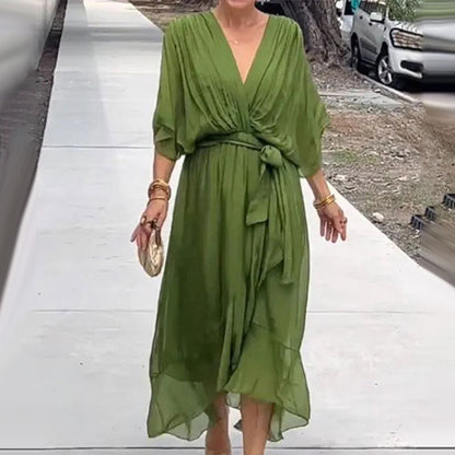 Flattering Curves V-Neck Dress