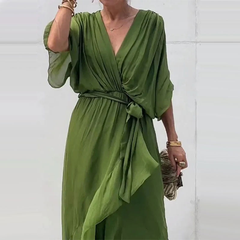 Flattering Curves V-Neck Dress