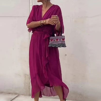 Flattering Curves V-Neck Dress
