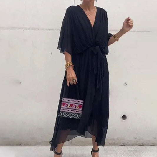 Flattering Curves V-Neck Dress