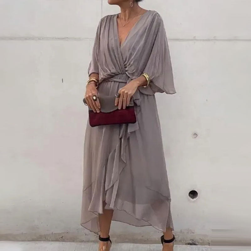 Flattering Curves V-Neck Dress