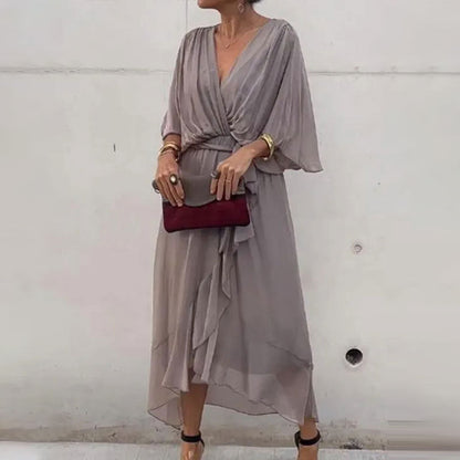 Flattering Curves V-Neck Dress