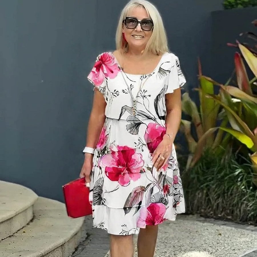 Effortless Floral Beauty Dress