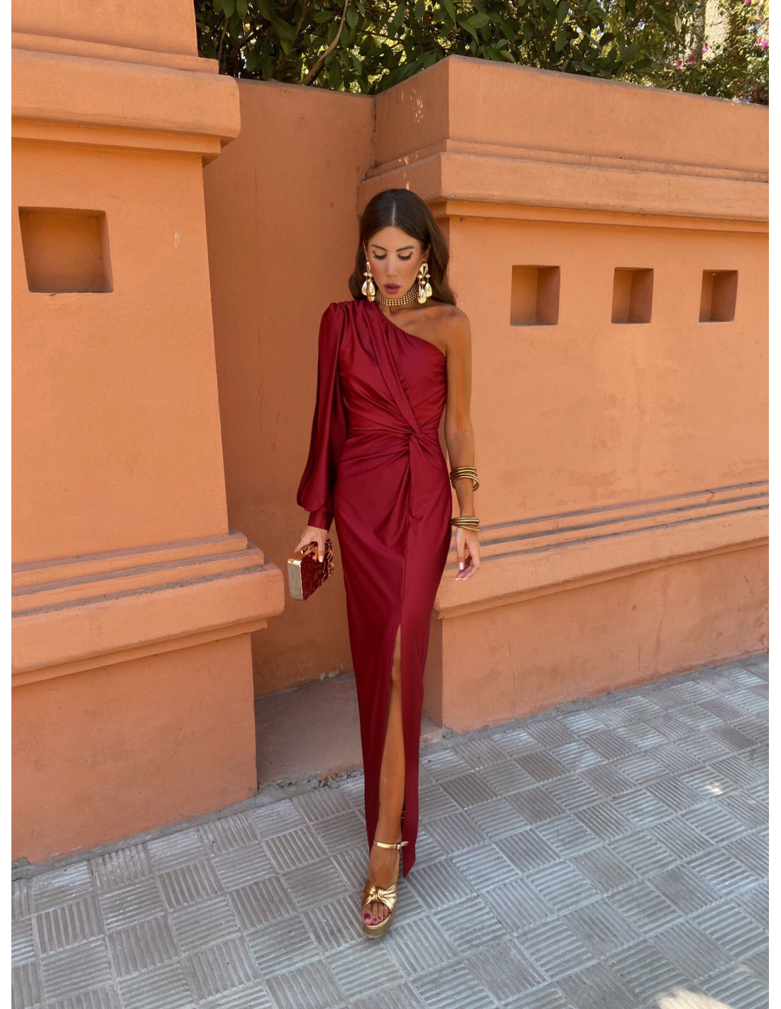 Glam-One-Shoulder Dress