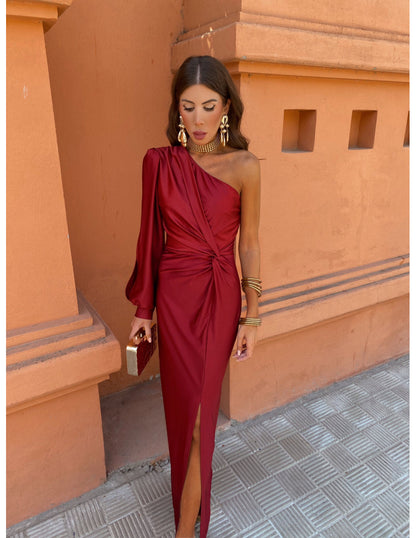 Glam-One-Shoulder Dress