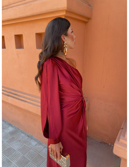 Glam-One-Shoulder Dress