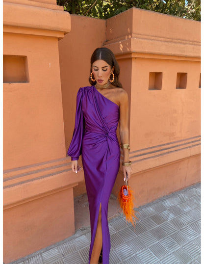 Glam-One-Shoulder Dress