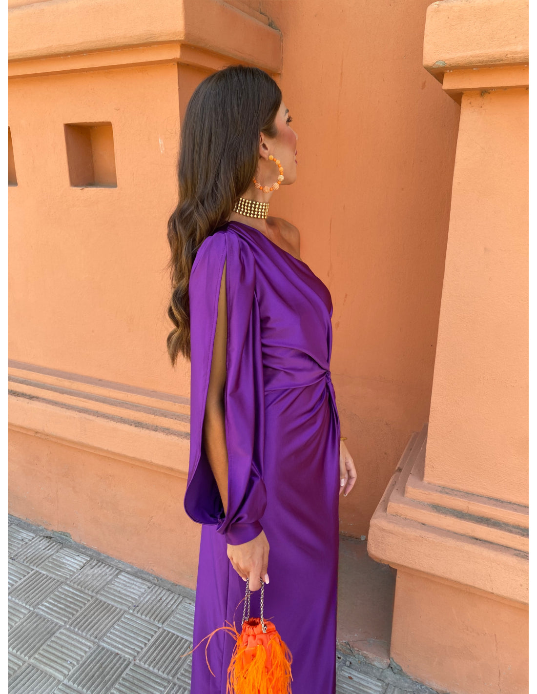Glam-One-Shoulder Dress