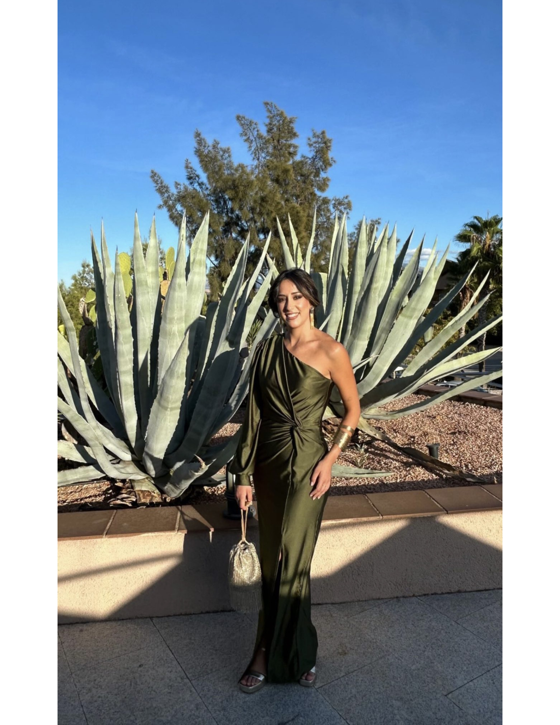 Glam-One-Shoulder Dress