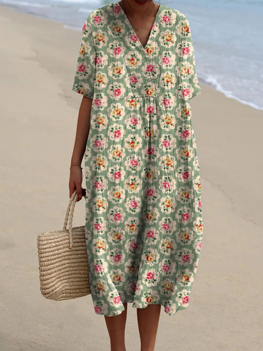 Daisy-Breeze Summer Dress