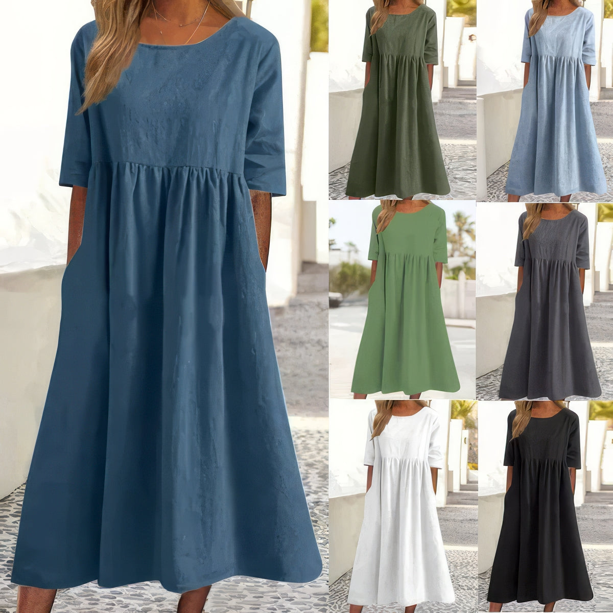 Effortless A-Line Comfort Dress
