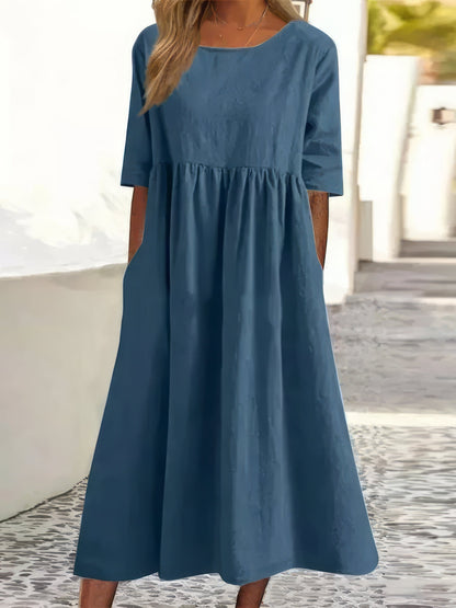 Effortless A-Line Comfort Dress
