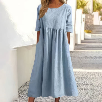 Effortless A-Line Comfort Dress