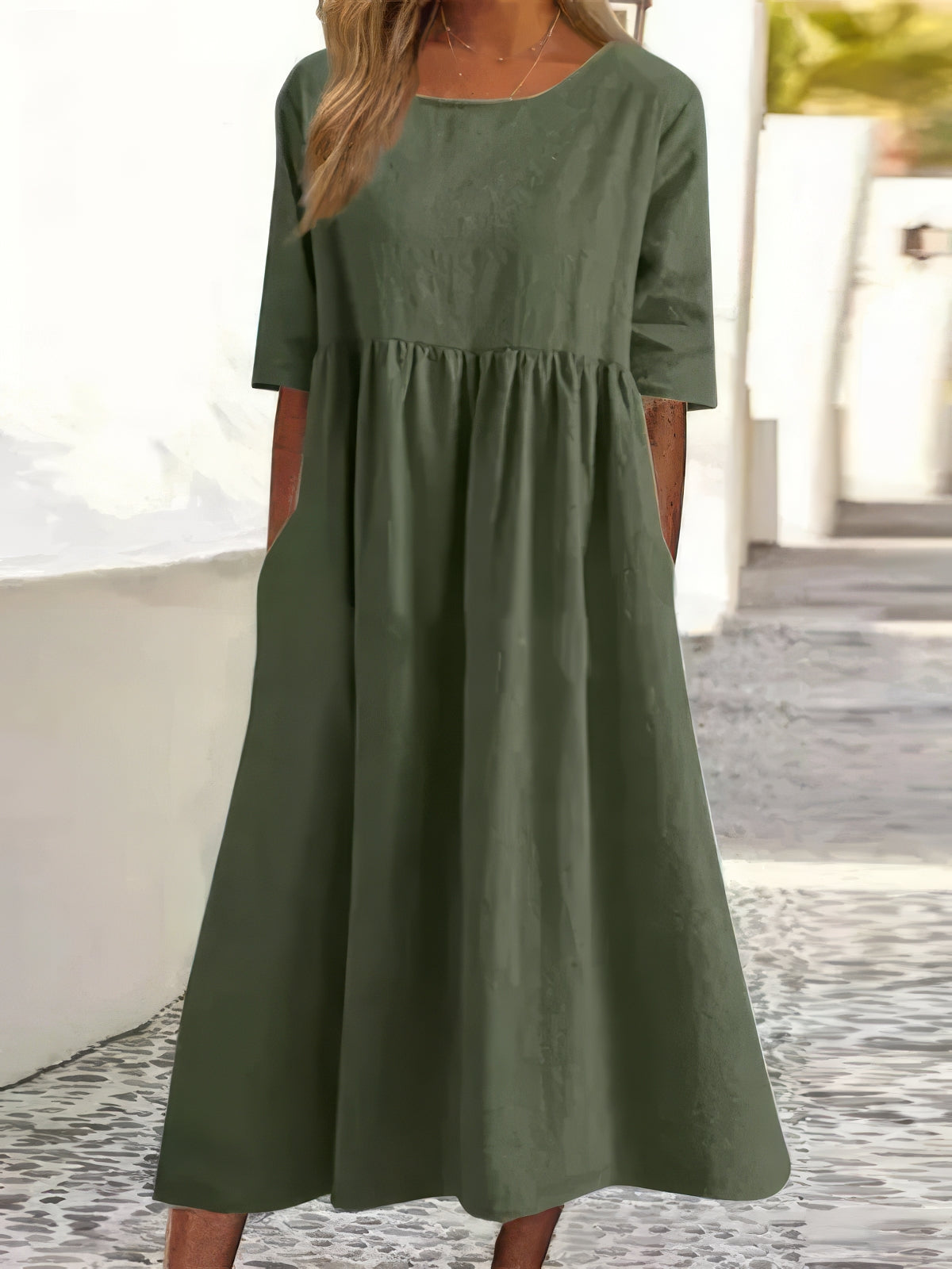Effortless A-Line Comfort Dress