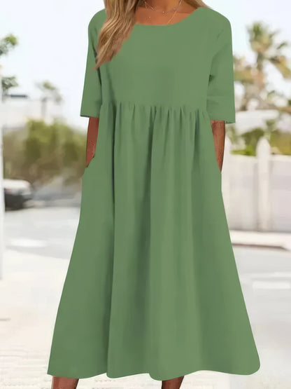 Effortless A-Line Comfort Dress